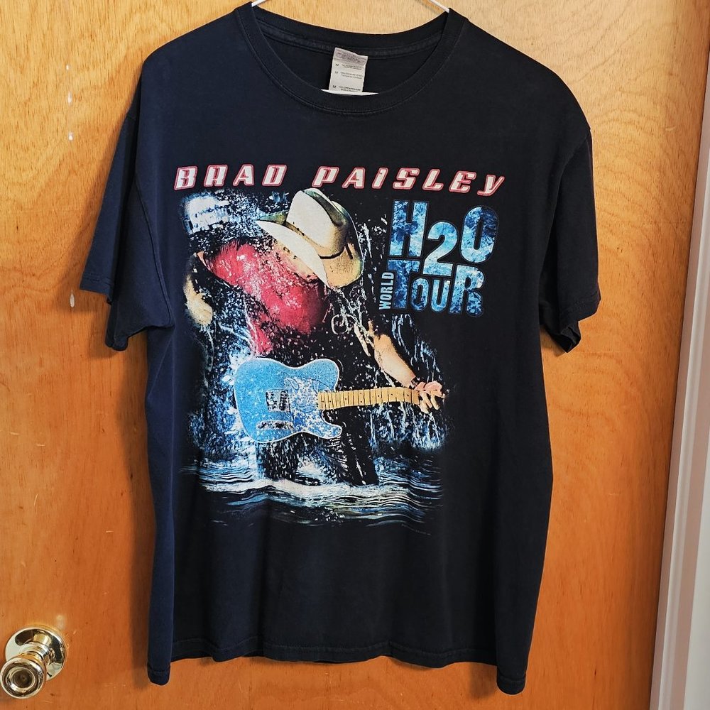 Brad Paisley H2O 2010 World Tour Concert Tour Black T-shirt